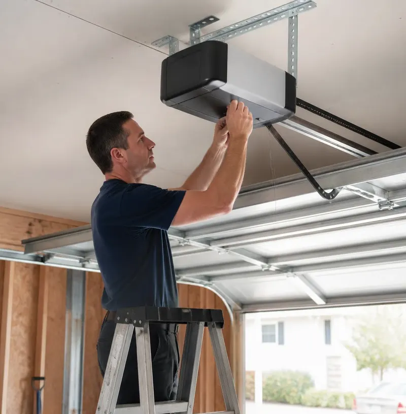 Off Track Door Repair in Greenville